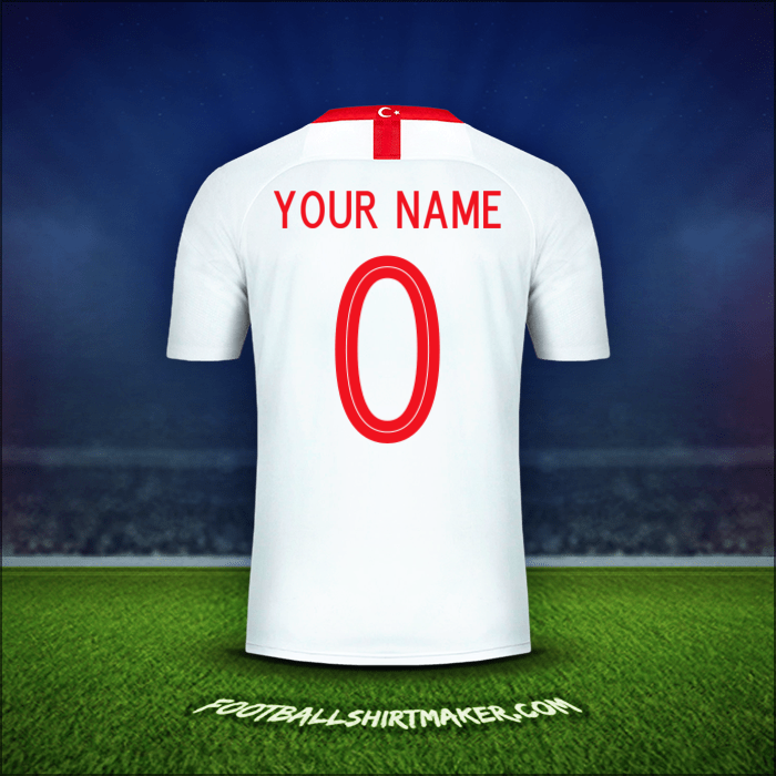 Jersey Turkey 2018/19 Away -  your name - 0