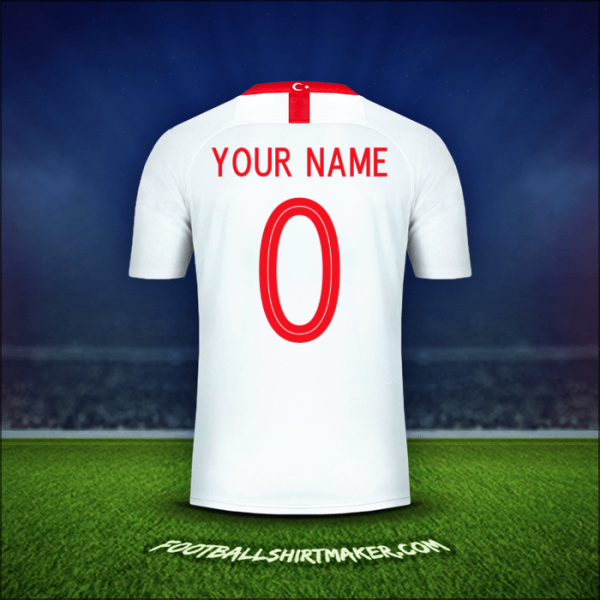Jersey Turkey 2018/19 Away -  your name - 0