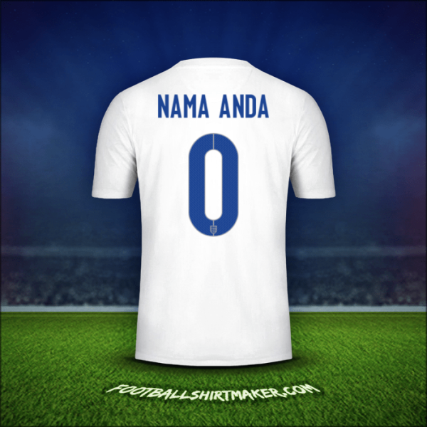 Jersey Inggris 2014/15 -  nama anda - 0