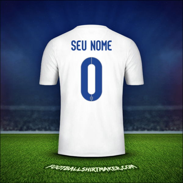Camisa Inglaterra 2014/15 -  seu nome - 0