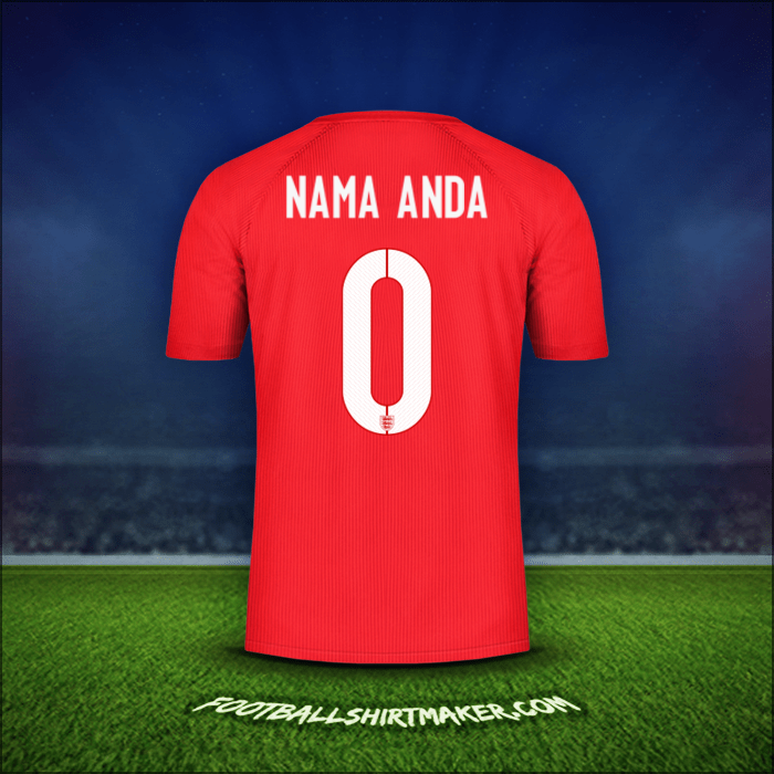 Jersey Inggris 2014/15 Alternatif -  nama anda - 0