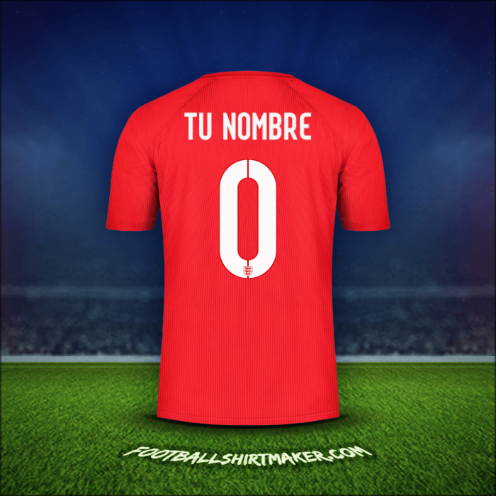 Jersey Inglaterra 2014/15 Visita -  tu nombre - 0