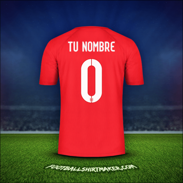 Jersey Inglaterra 2014/15 Visita -  tu nombre - 0