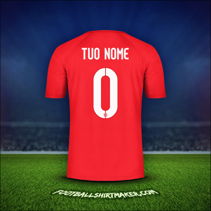 Maglia Inghilterra 2014/15 Seconda -  tuo nome - 0