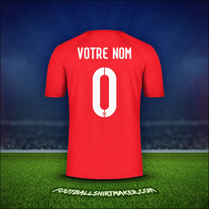 Maillot Angleterre 2014/15 Extérieur -  votre nom - 0