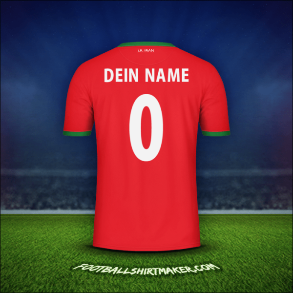 Trikot Iran 2014 Auswärts -  dein name - 0