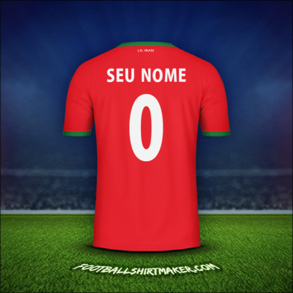 Camisa Irã 2014 Alternativa -  seu nome - 0