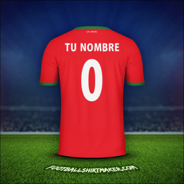 Camiseta Iran 2014 Visita -  tu nombre - 0