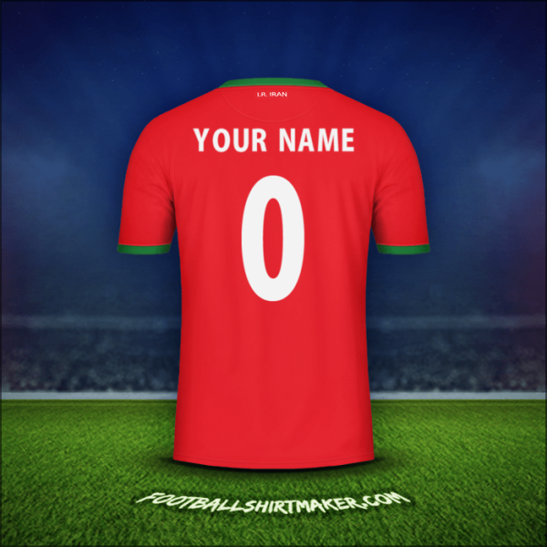 Shirt Iran 2014 Away -  your name - 0
