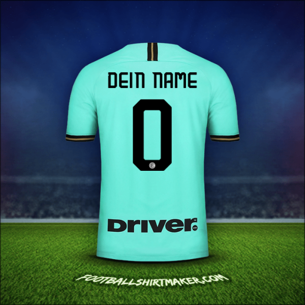 Trikot Inter 2019/20 Auswärts -  dein name - 0