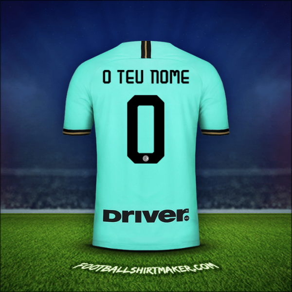 Camisola Inter 2019/20 Alternativa -  o teu nome - 0