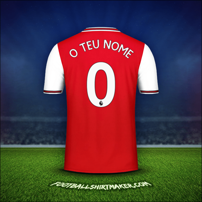 Camisola Arsenal 2019/20 -  o teu nome - 0