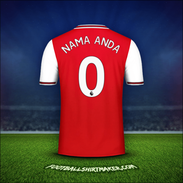 Jersey Arsenal 2019/20 -  nama anda - 0