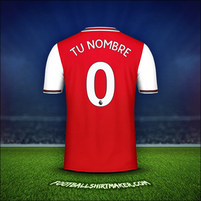 Camiseta Arsenal 2019/20 -  tu nombre - 0