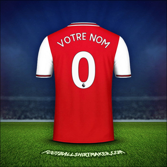 Maillot Arsenal 2019/20 -  votre nom - 0