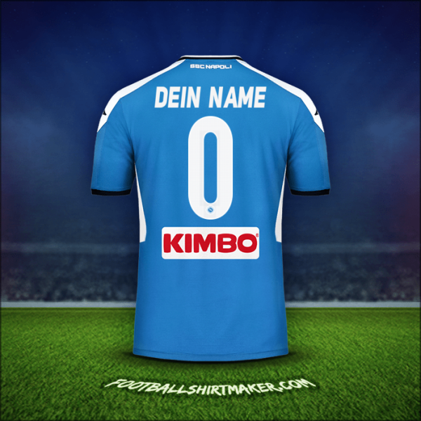 Trikot SSC Napoli 2019/20 -  dein name - 0