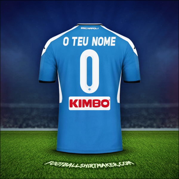 Camisola SSC Napoli 2019/20 -  o teu nome - 0