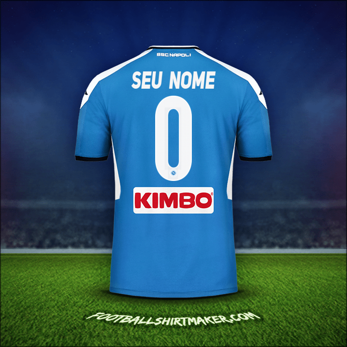 Camisa SSC Napoli 2019/20 -  seu nome - 0