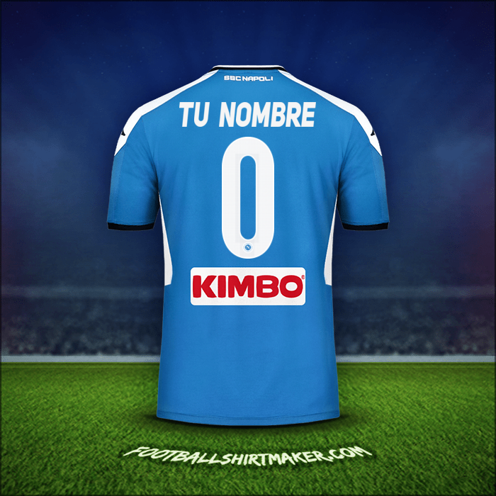Camiseta SSC Napoli 2019/20 -  tu nombre - 0
