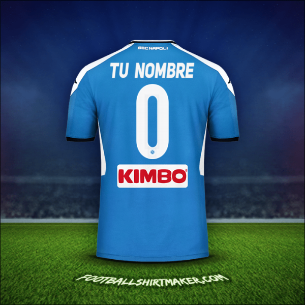 Camiseta SSC Napoli 2019/20 -  tu nombre - 0