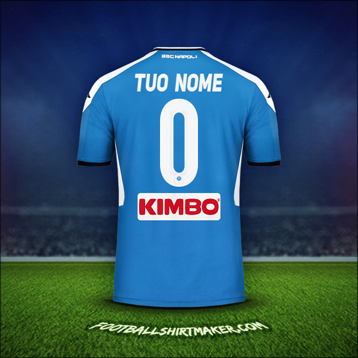Maglia SSC Napoli 2019/20 -  tuo nome - 0