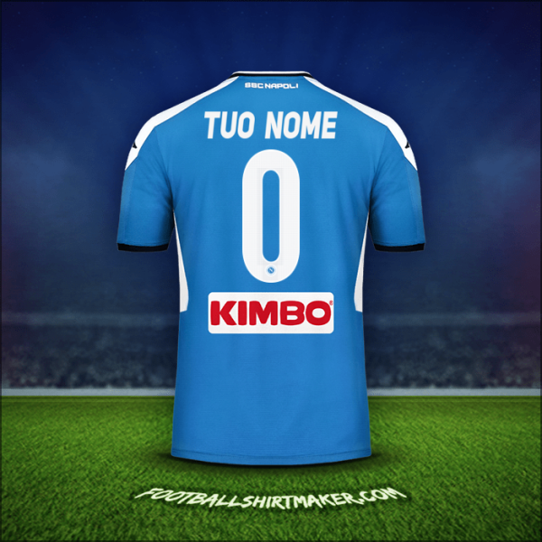 Maglia SSC Napoli 2019/20 -  tuo nome - 0
