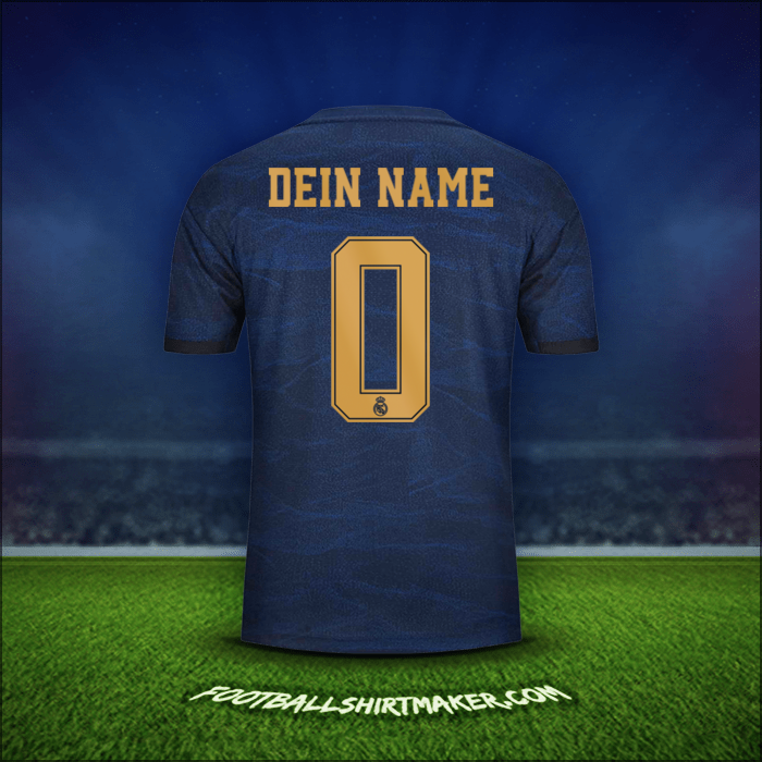 Trikot Real Madrid CF Cup 2019/20 Auswärts -  dein name - 0