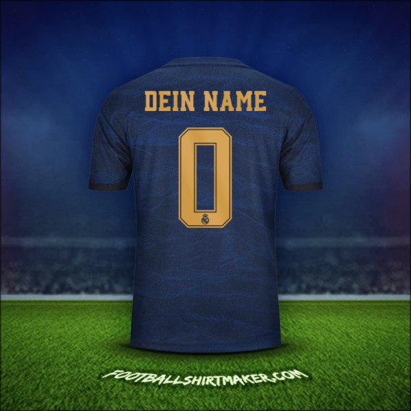 Trikot Real Madrid CF Cup 2019/20 Auswärts -  dein name - 0