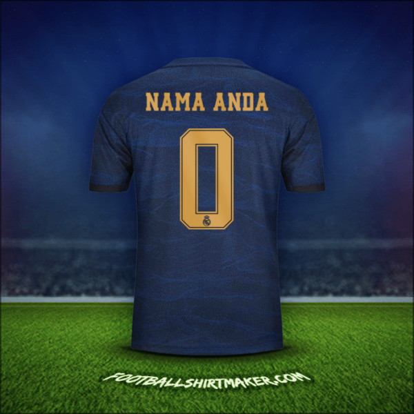 Jersey Real Madrid CF Cup 2019/20 Alternatif -  nama anda - 0