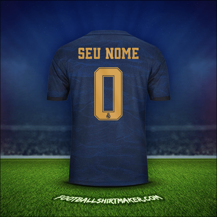 Camisa Real Madrid CF Cup 2019/20 Alternativa -  seu nome - 0