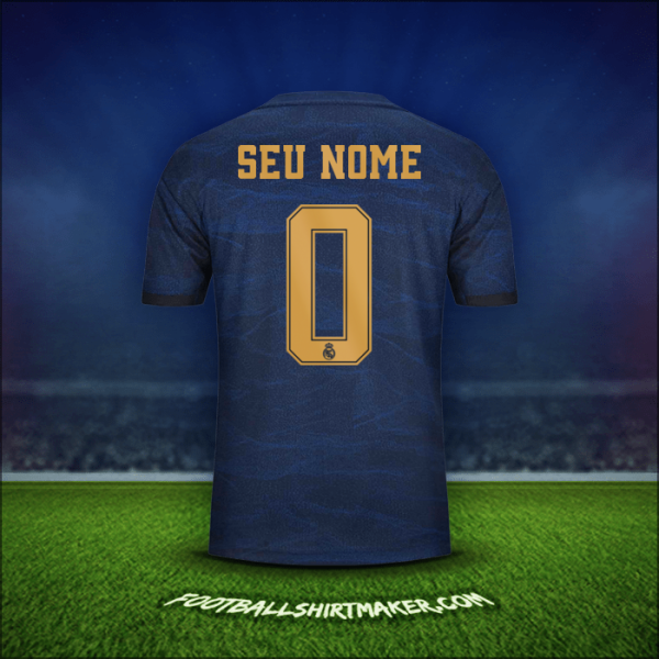 Camisa Real Madrid CF Cup 2019/20 Alternativa -  seu nome - 0