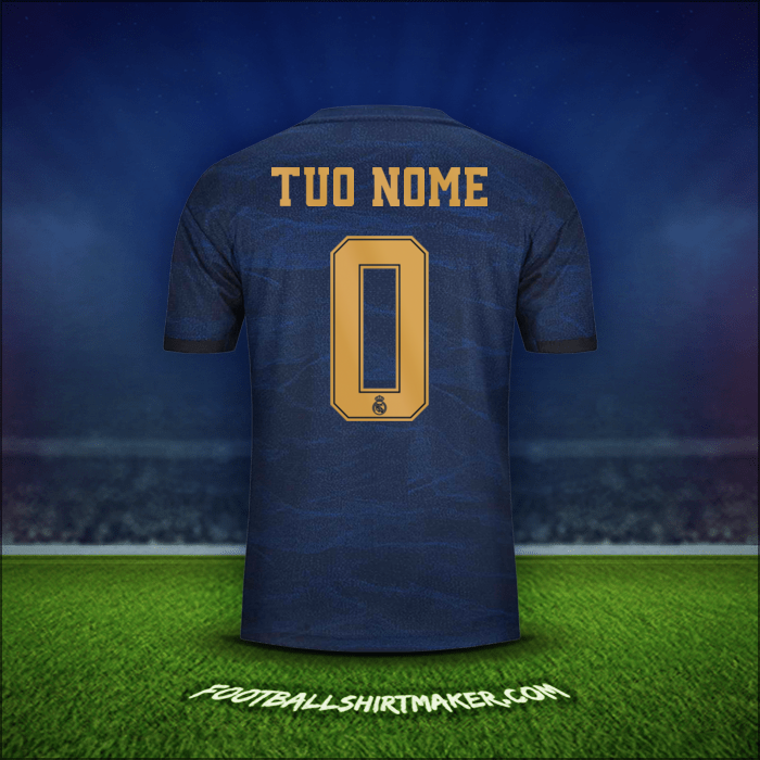Maglia Real Madrid CF Cup 2019/20 Seconda -  tuo nome - 0