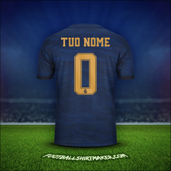 Maglia Real Madrid CF Cup 2019/20 Seconda -  tuo nome - 0
