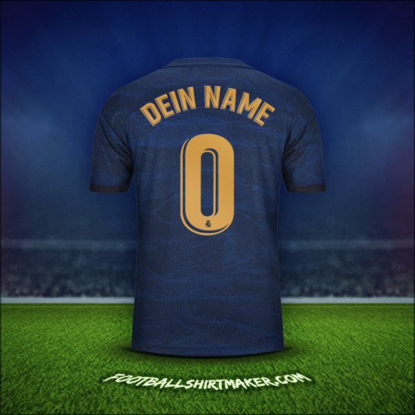 Trikot Real Madrid CF 2019/20 Auswärts -  dein name - 0