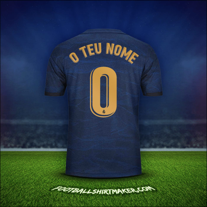 Camisola Real Madrid CF 2019/20 Alternativa -  o teu nome - 0