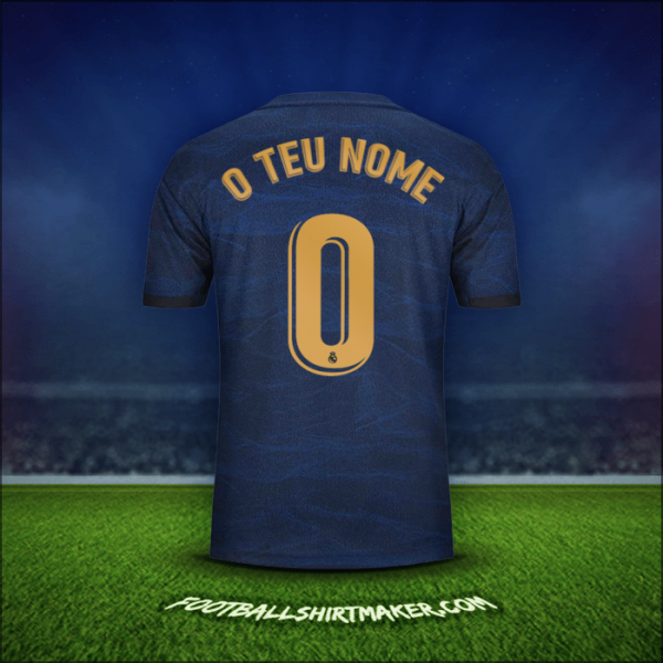 Camisola Real Madrid CF 2019/20 Alternativa -  o teu nome - 0