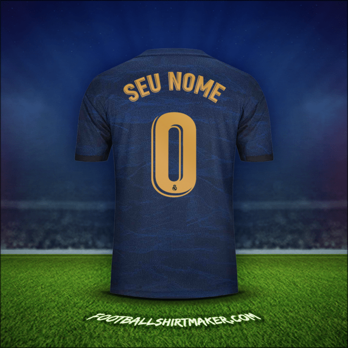 Camisa Real Madrid CF 2019/20 Alternativa -  seu nome - 0