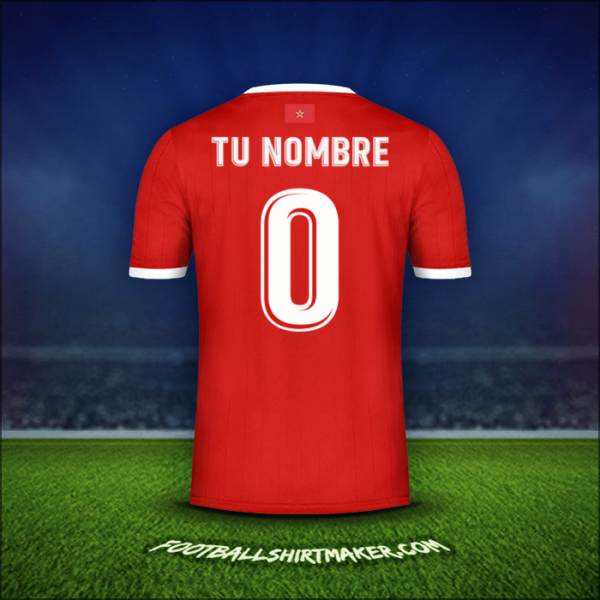 Jersey Marruecos AFCON 2019 -  tu nombre - 0