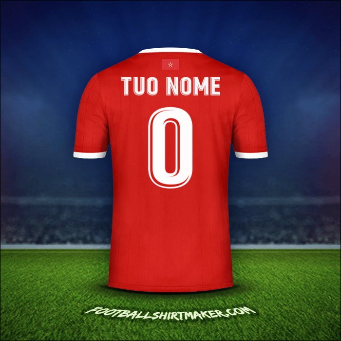Maglia Marocco AFCON 2019 -  tuo nome - 0