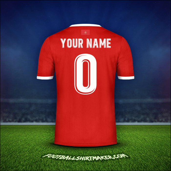 Shirt Morocco AFCON 2019 -  your name - 0