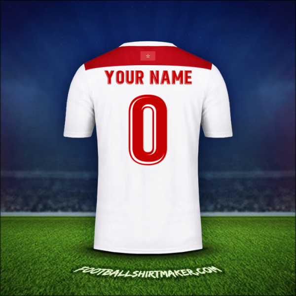 Shirt Morocco AFCON 2019 Away -  your name - 0