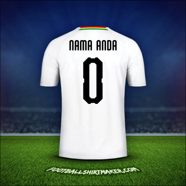 Jersey Ghana 2018/19 Alternatif -  nama anda - 0