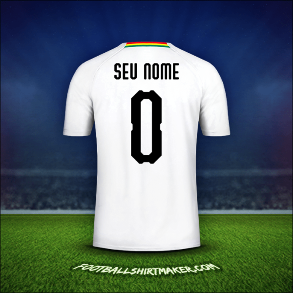 Camisa Gana 2018/19 Alternativa -  seu nome - 0