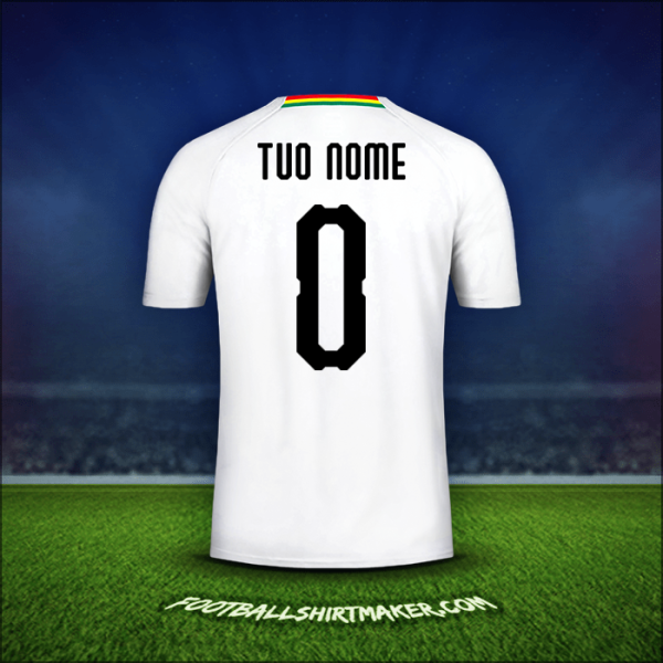 Maglia Ghana 2018/19 Seconda -  tuo nome - 0
