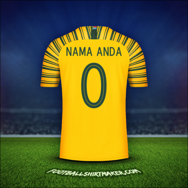 Jersey Afrika Selatan 2018/19 -  nama anda - 0