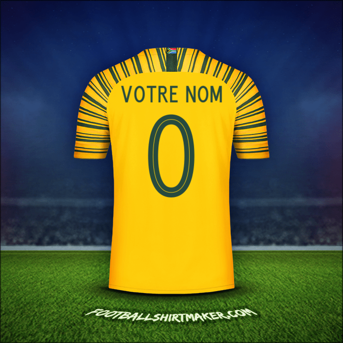 Maillot Afrique du Sud 2018/19 -  votre nom - 0