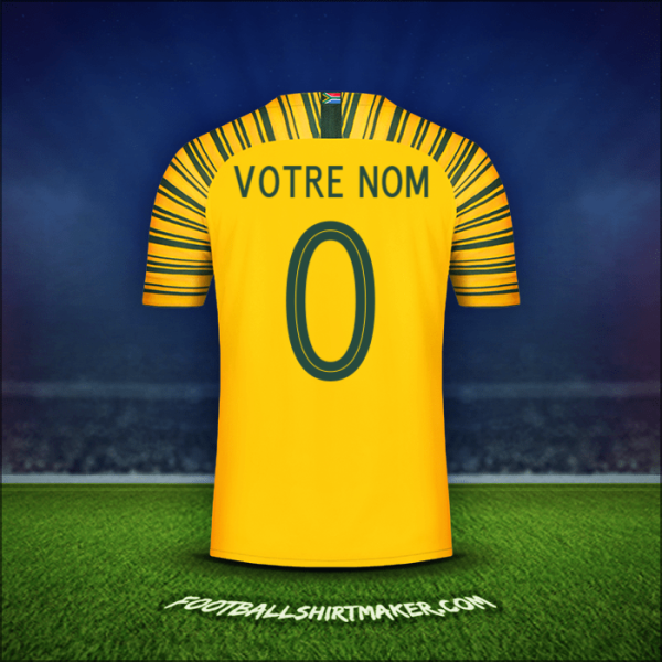 Maillot Afrique du Sud 2018/19 -  votre nom - 0