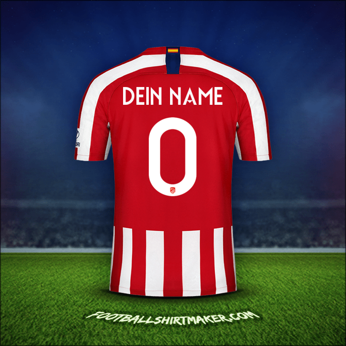 Trikot Atletico Madrid Cup 2019/20 -  dein name - 0