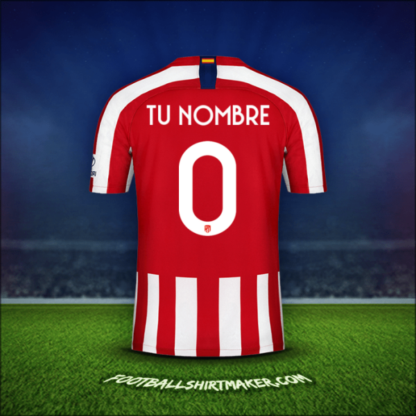 Jersey Atletico Madrid Cup 2019/20 -  tu nombre - 0