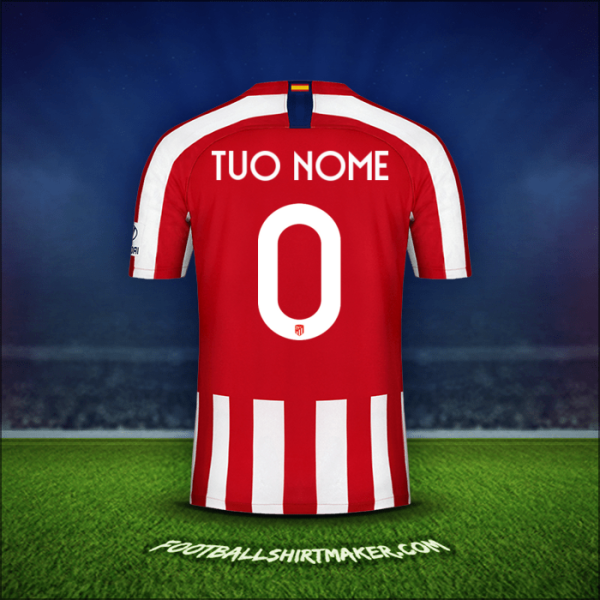 Maglia Atletico Madrid Cup 2019/20 -  tuo nome - 0